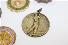 Sixteen (16) Various Medals, Pins, Medallions inc. Patriot Inv, Oahu, Metropolitan, Wigwam CC & more