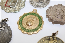Sixteen (16) Various Medals, Pins, Medallions inc. Patriot Inv, Oahu, Metropolitan, Wigwam CC & more