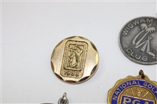 Sixteen (16) Various Medals, Pins, Medallions inc. Patriot Inv, Oahu, Metropolitan, Wigwam CC & more