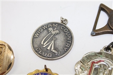 Sixteen (16) Various Medals, Pins, Medallions inc. Patriot Inv, Oahu, Metropolitan, Wigwam CC & more
