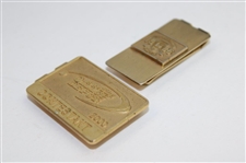 1986 International Pro - Am Money Clip & 2000 Office Depot Contestant Badge