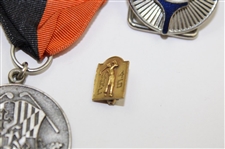 Eleven (11) Various Medals, Pins, Ribbons, Medallions inc. Cleveland Open, Kenwood, NWIB & more