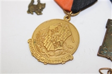 Eleven (11) Various Medals, Pins, Ribbons, Medallions inc. Cleveland Open, Kenwood, NWIB & more