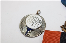 Eleven (11) Various Medals, Pins, Ribbons, Medallions inc. Cleveland Open, Kenwood, NWIB & more
