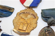 Eleven (11) Various Medals, Pins, Ribbons, Medallions inc. Cleveland Open, Kenwood, NWIB & more