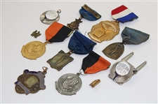 Eleven (11) Various Medals, Pins, Ribbons, Medallions inc. Cleveland Open, Kenwood, NWIB & more