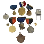 Eleven (11) Various Medals, Pins, Ribbons, Medallions inc. Cleveland Open, Kenwood, NWIB & more
