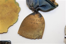 Eleven (11) Various Medals, Pins, Ribbons, Medallions inc. Cleveland Open, Kenwood, NWIB & more