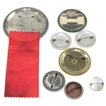 Eight (8) Various Contestant Ribbons & Badges inc. PGA Championship, Glen Campbell Open & more