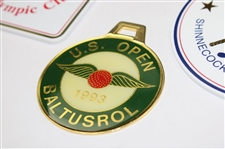 1987, 1988, 1993 & 1995 US Open Championship Bag Tags