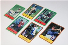Curtis Strange (x2), Jay Haas (x2) & Ray Floyd (x2) Signed 1981 & 1982 Donruss Cards JSA ALOA