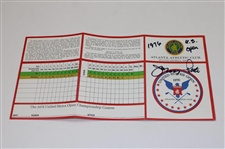 Tony Jacklin, Jerry Pate & Patty Sheehan Signed Hazeltine, AAC & Oakmont Scorecards JSA ALOA 