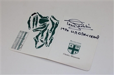 Tony Jacklin, Jerry Pate & Patty Sheehan Signed Hazeltine, AAC & Oakmont Scorecards JSA ALOA 