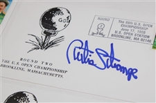 Curtis Strange Signed 1988 US Open at Brookline FDCs - One For Each Round JSA ALOA