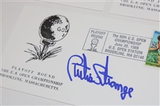 Curtis Strange Signed 1988 US Open at Brookline FDCs - One For Each Round JSA ALOA
