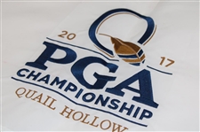 Jim Furyk Signed 2017 PGA Championship at Quail Hollow Embroidered Flag JSA ALOA