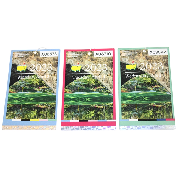 2023 Masters Tournament Monday, Tuesday & Wednesday Tickets