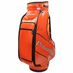 Vibrant Orange Power Bilt Since 1916 Full Size Tour Style Golf Bag