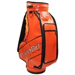 Vibrant Orange Power Bilt 'Since 1916' Full Size Tour Style Golf Bag