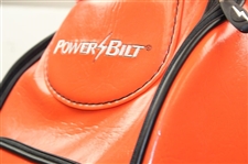 Vibrant Orange Power Bilt 'Since 1916' Full Size Tour Style Golf Bag