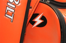 Vibrant Orange Power Bilt 'Since 1916' Full Size Tour Style Golf Bag