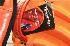Vibrant Orange Power Bilt 'Since 1916' Full Size Tour Style Golf Bag