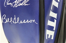 Blue, Black & White Full Size Top-Flite Bag with (4) Printed Signatures of Trevino, Payne & others