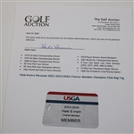 Hale Irwin's Personal 2023-2024 USGA Charter Member Champion Club Bag Tag