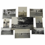 Ten (10) c.1920s Joe Kirkwood, Bob Hope, Hamilton & Others Original Golfing Photos