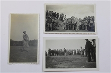 Ten (10) c.1920's Joe Kirkwood, Bob Hope, Hamilton & Others Original Golfing Photos