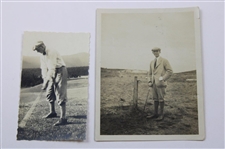 Ten (10) c.1920's Joe Kirkwood, Bob Hope, Hamilton & Others Original Golfing Photos