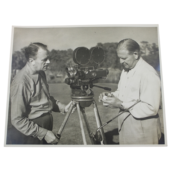 Grantland Rice & Joe Kirkwood Filming Movie Shorts Original Photo