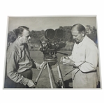 Grantland Rice & Joe Kirkwood Filming Movie Shorts Original Photo