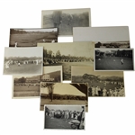 Ten (10) Jock Hutchison, Kirkwood & Other Original Golf Photos - Kirkwood Family Collection