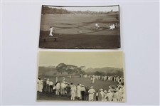 Ten (10) Jock Hutchison, Kirkwood & Other Original Golf Photos - Kirkwood Family Collection