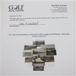 Ten (10) Jock Hutchison, Kirkwood & Other Original Golf Photos - Kirkwood Family Collection
