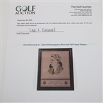 Joe Kirkwood Sr. 2010 Philadelphia PGA Hall Of Fame Plaque