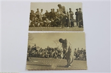 Ten (10) Joe Kirkwood & Other Original Golf Photos - Kirkwood Family Collection