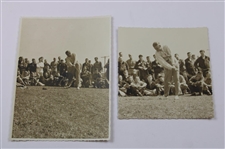 Ten (10) Joe Kirkwood & Other Original Golf Photos - Kirkwood Family Collection