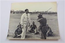 Three (3) B & W Photos Young Kirkwood, 1938 China & Kirkwood With Asian Soldiers