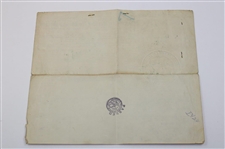 Joe Kirkwood Sr's Signed 1955 Permit To Reenter The United States w/ Photo