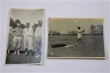 Ten (10) Jock Hutchison, Kirkwood & Other Original Golf Photos - Kirkwood Family Collection