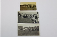 Ten (10) Jock Hutchison, Kirkwood & Other Original Golf Photos - Kirkwood Family Collection