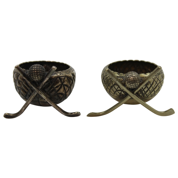 Pair of Crossed Clubs & Ball Holders
