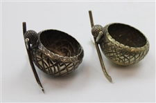Pair of Crossed Clubs & Ball Holders