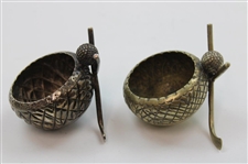 Pair of Crossed Clubs & Ball Holders