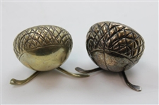 Pair of Crossed Clubs & Ball Holders
