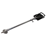 Classic Black Metal & Leather Collapsible Spectator Seat