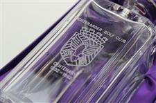 Bernard Gallagher's Auchterarder GC Edinburgh Crystal Centenary Dinner Gifted Decanter in Box