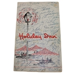 Nicklaus, Palmer, Snead & 30+ Signed Menu from 1965 Carling World Open JSA ALOA